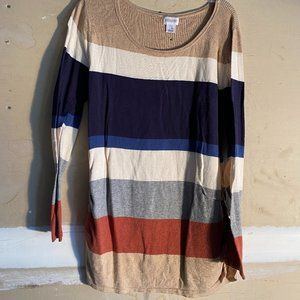 Motherhood Maternity Striped Sweater Sz XL